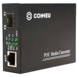 Conneu Оптичен PoE медиа конвертор, 10-100Mbps, 15.4W (CNSW-6002FE)