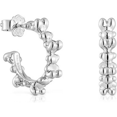 Tous Stříbrné kruhové náušnice Bold Bear 1004194700
