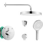 SANITINO - Душ гарнитура Hansgrohe със смесител и скрито тяло, аксесоари kielle, хром SANI21HKK004 (SANI21HKK004)