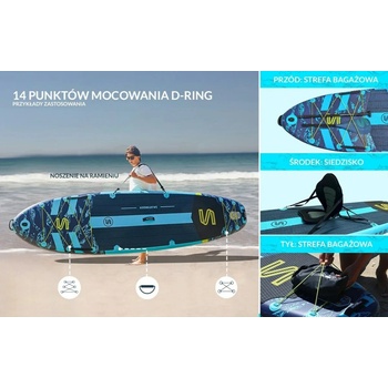 Paddleboard SKATINGER Asiaticus 350x89x15 cm Yoga