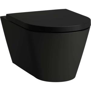 Laufen Kartell - Висяща тоалетна, без рамка, матово черна H8203377160001 (H8203377160001)