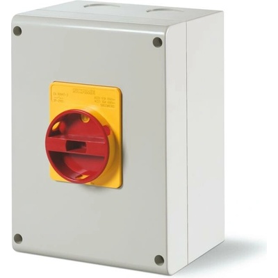 SCAME Spínač ISOLATOR-TP 63A 4P IP65 emergency 590.EM6305