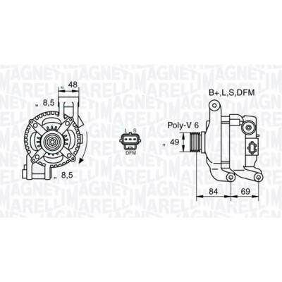generátor MAGNETI MARELLI 063377417010