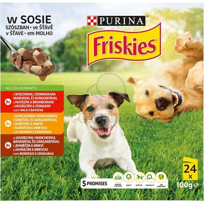 Friskies селекция мокра храна за кучета в сос 24 x 100 г