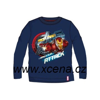 Iron Men Avengers tričko tmavě modrá
