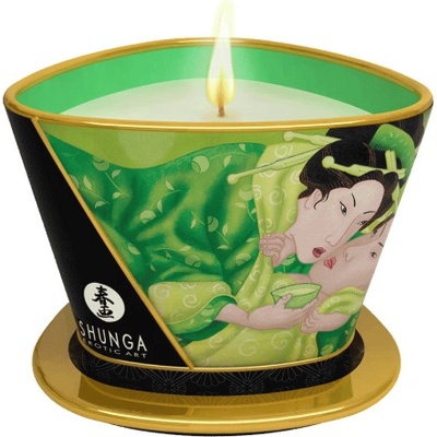 Shunga Libido Massage Candle Exotic Green Tea 170ml