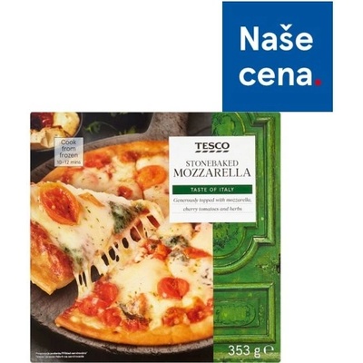 Tesco Stonebaked Mozzarella pizza 353 g