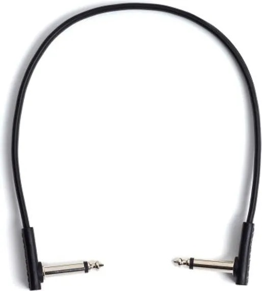 RockBoard Flat Patch Cable 30 cm Ъглов - Ъглов Пач кабел (RBO CAB PC F 30 BLK)