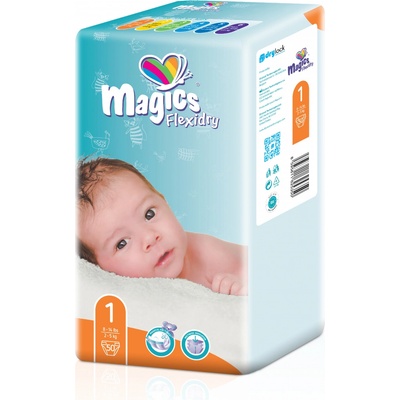 Dry Lock Magics Flexidry 1 Newborn 2-5 kg 50 ks