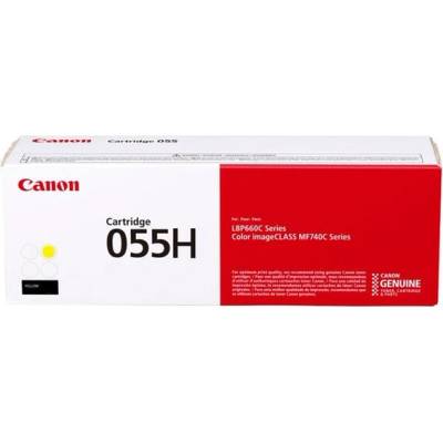 Canon Тонер CRG-055H, MF74x, 5900 страници/5%, Yellow (CRG-055HY)