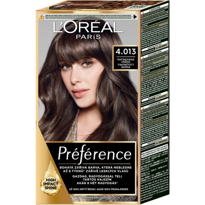 LORÉAL PARIS Préférence 4.013 rafinovaná hnědá