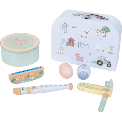 eliNeli Kids’ Musical Set Farm музикална играчка от дърво