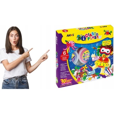 Amos Ciastoplasto 6 barev + příslušenství