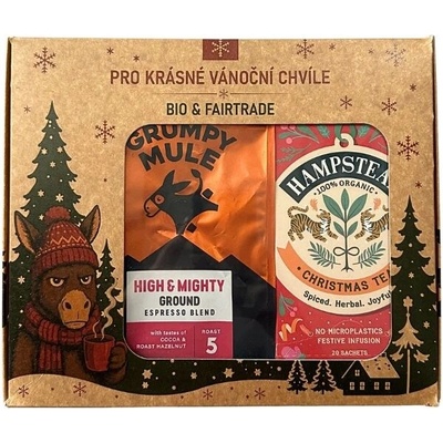 Grumpy Mule Vánoční balíček High & Mighty Arabica mletá 200 g