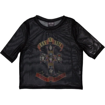 Guns N' Roses Appetite For Destruction Black S Дамски Риза (GNRMCT152LB01)