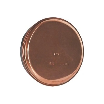 Viečko Antikoro 125 mm, Cu, dymové na komín, komínová záslepka na dymovod, zátka