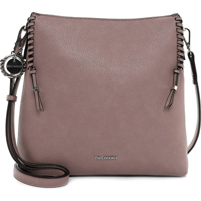 Emily & Noah dámská crossbody kabelka Flora starorůžová