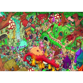 Image 1 of Heye - Puzzle Lectrr: Fantasyland - 1 000 piese