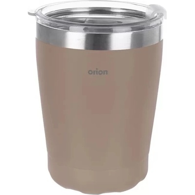 Orion termohrnek nerez UH 410 ml hnědá