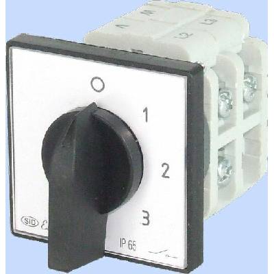 Elektromet Vačkový spínač 0-1-2-3 3P 40A IP65 924062