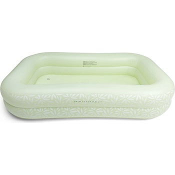 Swim Essentials Swim Essentials: Надуваем правоъгълен басейн 211 см. с две въздушни камери за деца от 3 години - "Green Matcha (SWE-2024SE1561)