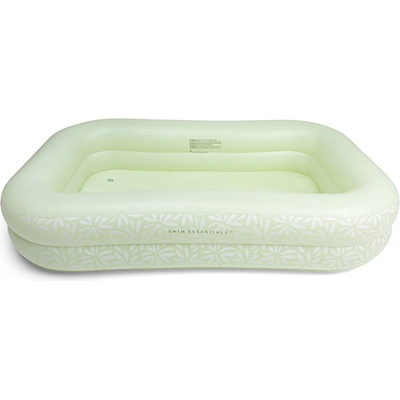 Swim Essentials Swim Essentials: Надуваем правоъгълен басейн 211 см. с две въздушни камери за деца от 3 години - "Green Matcha (SWE-2024SE1561)