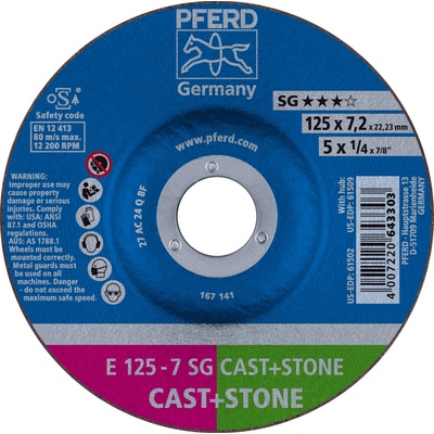 Pferd brúsny kotúč 125 x 7 mm 69298075