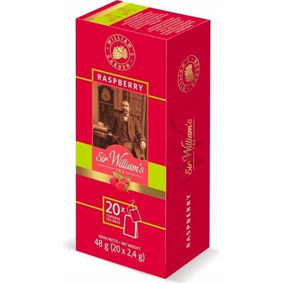 Sir William's Tea Raspberry 20 vrecúšok
