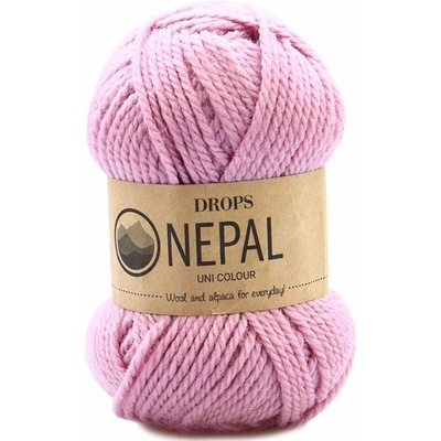Drops Nepal Uni 3720 růžová