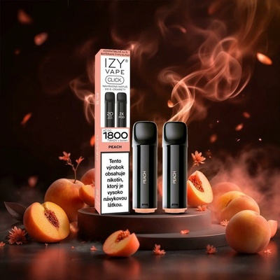 IZY CLICK Peach 20 mg 2 ks