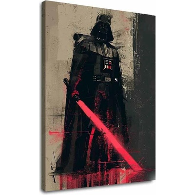 Obraz Darth Vader - Temná sila na plátne | dokončené rukou umelca - 100x150 cm