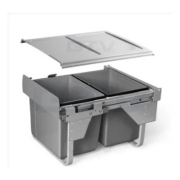 Image 1 of Bulinox Кухненски кош за вграждане с плавно прибиране 40 см