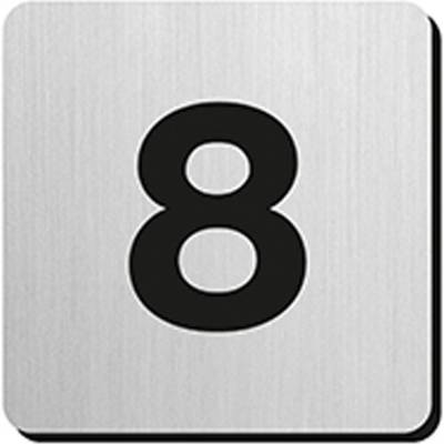 JNF - PIKTOGRAM ČÍSLICA "8" IN.34.300 - 75 mm - nalepovacia NEM - nerez matná | MP-KOVANIA.sk
