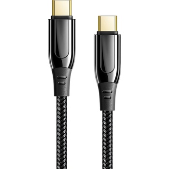 Xmart USB Type-C към USB Type-C PD кабел Xmart, 5A, 100W, 1.2м, Черен (19324)