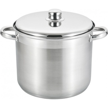 Rosberg Дълбока тенджера Rosberg R51211B26S, 26х21 см, 11 л, Метален капак, Индукция, Инокс (5R1211B26S)