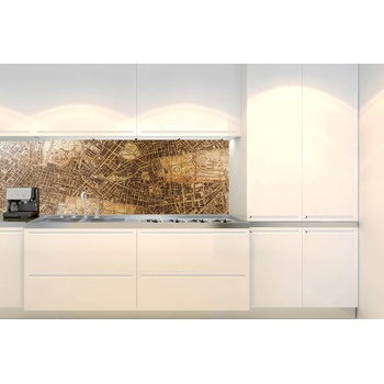 DIMEX ART s. r. o Фототапет за кухня - стара винтидж карта ii. 180 x 60 см