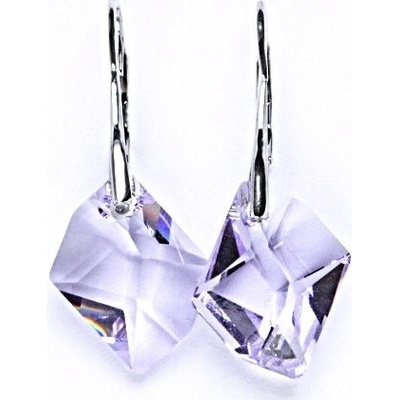 For You náušnice Swarovski elements Cosmic fialové Violet Nau-cosmic-010