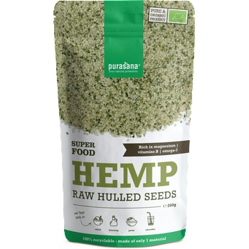 Purasana Обелени конопени семена БИО - 200 г