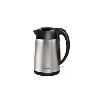 Bosch Kettle DesignLine TWK3P420 Electric, 2400 W, 1.7 L, Stainless steel, 360° rotational base, Stainless steel/black
