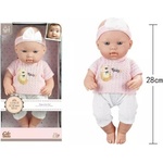 Global Express Cute Babies: Кукла с бели панталонки - 28 см (HX528-1D)