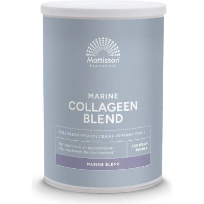 Mattisson Healthstyle Рибен колаген тип I с витамин С и Хиалуронова киселина - Marine Collagen Peptan, 300 g (MT3007)