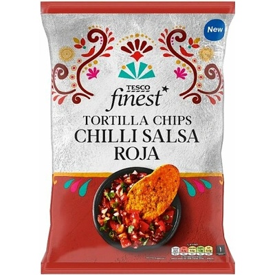 Tesco Finest Kukuričné lupienky s príchuťou čili 150 g