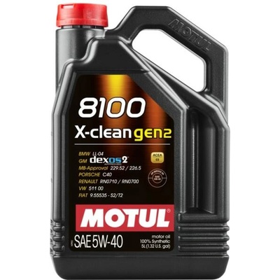Motul 8100 X-Clean GEN2 5W-40 5 l