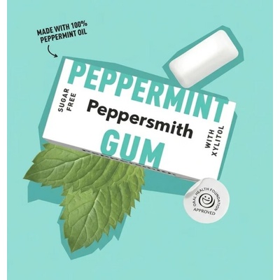 Peppersmith Mätové žuvačky máta peprná (peppermint) 10 x 1.5 g