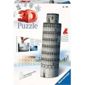 Ravensburger 3D Пъзел Ravensburger от 54 части - Мини наклонена кула в Пиза (11247)