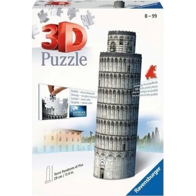 Ravensburger 3D Пъзел Ravensburger от 54 части - Мини наклонена кула в Пиза (11247)