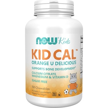 NOW NOW Kid Cal, 100 Chewables Tablets