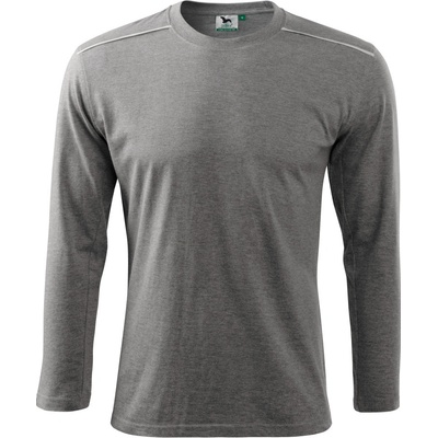 Malfini long sleeve 112 tmavosivý melír