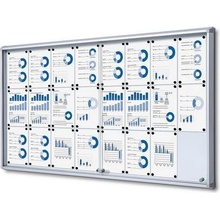 Showdown Displays Magnetická vitrína Dave 24 x A4