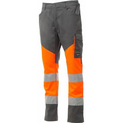Payper WORKING Summer pracovné nohavice oranžová fluo/dymová